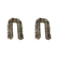 thumbnail image 1 of Inteprter Shaggy Fabric Cut Handcrafts para Decor Craft Sofá Alfombra gris 2piezas gris, 1 of 1