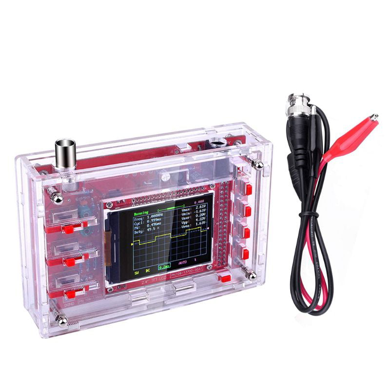 New Clear Acrylic Case Box Shell for DSO138 2.4" TFT Digital Oscilloscope
