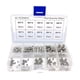 thumbnail image 1 of Juego de 200 tornillos prisioneros hexagonales de acero inoxidable 304, surtido de tornillos prisioneros M3/M4/M5/M6/M8 empaquetados en una caja organizadora, 1 of 9
