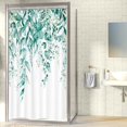 thumbnail image 2 of Small Stall Half Narrow Shower Curtain for Bathroom Decor 36Wx72H Botanical Plants Botany Spring Floral Flower Tan Herbs Art Printed Fabric Polyester Waterproof 7 Pack Plastic, 2 of 5