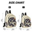 thumbnail image 2 of FORMRS Mini Backpack Purse for Women Travel Daypack Casual Shoulder Bag, Astronaut Floating, 2 of 7