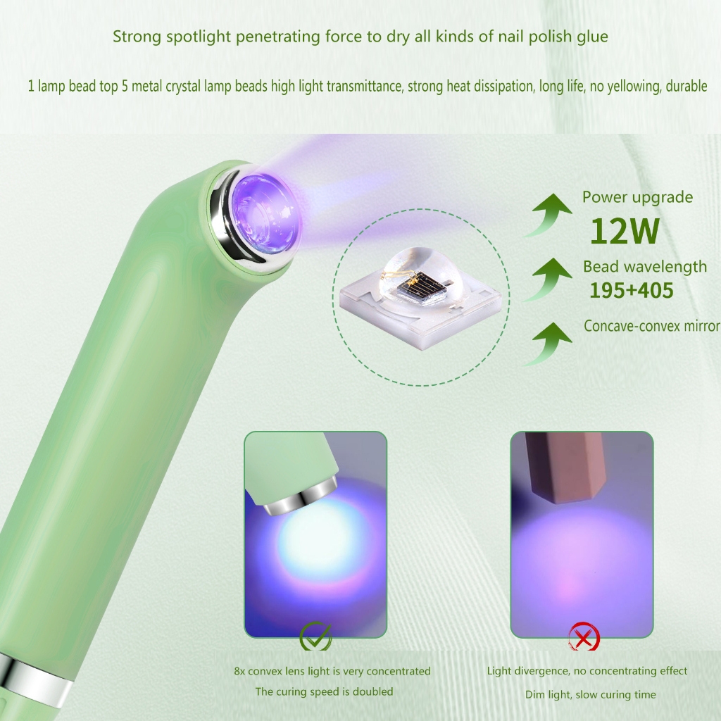 2 in 1 Electric Nail Drill Machine with Nail Lamp Nail File for Salons Home Use