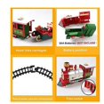 thumbnail image 2 of Luces y sonidos, juego de trenes de Navidad, vías de ferrocarril, juguetes, regalos de tren de Navidad, juguetes para niños, fiesta de cumpleaños, regalo de Navidad para niños, 2 of 3