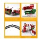 thumbnail image 2 of Luces y sonidos, juego de trenes de Navidad, vías de ferrocarril, juguetes, regalos de tren de Navidad, juguetes para niños, fiesta de cumpleaños, regalo de Navidad para niños, 2 of 3