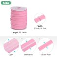 thumbnail image 3 of Double Fold Bias Tape 1/2 Inch 55 Yards Cotton Pink Sewing Binding, 3 of 5