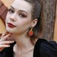 thumbnail image 2 of Accesorios de Halloween Pendientes de Halloween para mujer Pendientes de cuero Pendientes temáticos de Halloween JM, 2 of 5