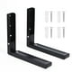 thumbnail image 2 of Soportes de pared de microondas para el hogar kits de accesorios de soporte de horno de microondas ajustables telescópicos de metal ANGGREK Otros, 2 of 8