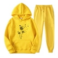 thumbnail image 1 of Birdeem Hauts pour Femmes Manches Longues Mode Imprimée Sports Pantalons Longs Décontractés Ensemble de Hauts à Capuche Manches Longues, 1 of 2