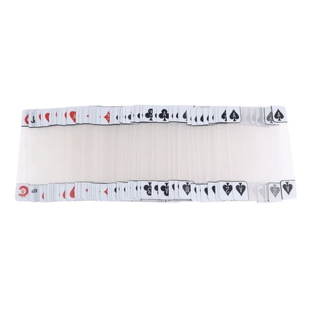 Transparent Plastic Waterproof Poker Novelty Index Playing Cards