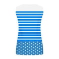 thumbnail image 3 of Jalioing Tank Tops for Women Plus Size Striped Print Scoop Neck Button Tees Oversized Summer Casual Sleeveless Shirts, 3 of 5