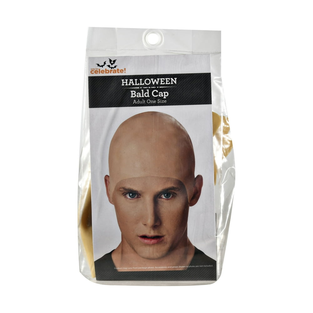 Way to Celebrate Halloween Adult Bald Cap Costume Accessory Walmart