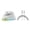 White, variant on Gaming Mouse Charging Base for G502/G502X/G502X PLUS Magnetic Auto Connect Double USB Hub Intelligent Lighting Antislip