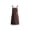 Coffee color, variant on Canvas Apron Waterproof Oil-Proof – Fixed Shoulder Straps – New Style Restaurant Commercial Workwear – Heavy Duty Kitchen Bib Apron with Pockets – Unisex for Men & Women – Black