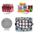 thumbnail image 4 of FORMRS Reusable Lunch Bag for Work School Leakproof Insulated Cooler with Adjustable Shoulder Strap, Cartoon Hockey Pattern, 4 of 6