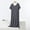 Gray, variant on Naittoop Women's Nightgown Short Sleeve Long Sleep Dress Soft Cotton Lounge Dress Comfy Sleepwear Summer Nightshirt