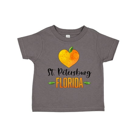 

Inktastic St. Petersburg Florida Orange in Heart Gift Toddler Boy or Toddler Girl T-Shirt