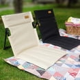 thumbnail image 3 of Folding Backchair with Alloy Rack Waterproof Camping Chair for Beach Picnic, 3 of 5
