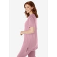 thumbnail image 3 of Woman Within Plus Size 7-Day Short-Sleeve Baseball Tunic, 3 of 6