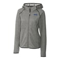 thumbnail image 2 of Women's Cutter & Buck  Heather Gray Montana State Bobcats Vault Mainsail Full-Zip Hooded Jacket, 2 of 3