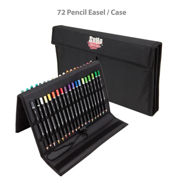 SoHo Urban Artist 72 Slot Pencil Case for Colored Pencil, Markers, Pen