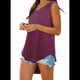 thumbnail image 2 of Camisetas Sin Mangas con Cuello en V para Mujer, Color , Talla S, 2 of 6