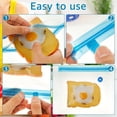 thumbnail image 4 of Vacuum Sealer Bags, Leak Proof Reusable Food Storage, Zipper Freezer Bags for Kitchen, 14 Count, Gallon Size, 4 of 4
