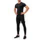 thumbnail image 2 of TRKIYQC Pantalones falsos de dos piezas para hombre, pantalones deportivos de doble capa, pantalones deportivos elásticos para entrenamiento, pantalo ajustados de secado rápido para correr TRKIYQC  moda, 2 of 5