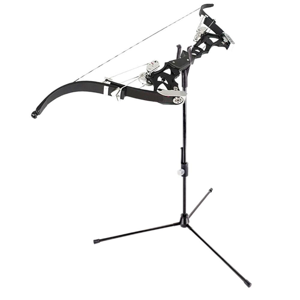 Archery Bowstand Stainless Steel Bow Archery Stand for Holding Compound Bow 