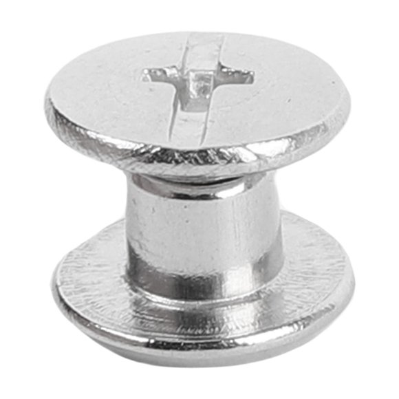 Tornillos Chicago, Cabeza Plana Redonda M4 50 Juegos De Remaches De Tornillo De aleación De Acero Inoxidable Para Ropa