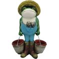 thumbnail image 5 of Statue de Fée de Jardin Frog Pot de Fleurs en Résine pour Pelouse, 5 of 5