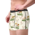 thumbnail image 2 of Gaeub Flowers And Hens Print Men's Boxer Briefs,Super Fit Boxer Briefs for Men,Quick-Dry Underwear with 4-Way Stretch-Small, 2 of 5