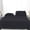 Black, variant on 4Pcs Flex Top Split King Size Sheet Set For Adjustable Bed 100% Microfiber 36" Inch Top Head ,18" Inch Deep Pocket Sheet Sets - Dark Grey Solid