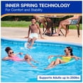 thumbnail image 4 of Tumbona de piscina SwimWays Spring Float Premium Papasan para adultos, 4 of 7