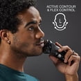 thumbnail image 3 of Remington R3 Style Series Afeitadora rotativa para hombres, tecnología de flexión y comodidad para la piel sensible, afeitadora eléctrica recargable en seco o húmedo con recortadora emergente y acceso, 3 of 5