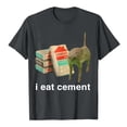 thumbnail image 1 of Hauts à Col Rond Imprimés en Anglais "I Eat Ciment" pour Femmes, Chemises Décontractées d'Été, Col en V, Manches Longues, Lot de Hauts à Col Roulé, 1 of 2