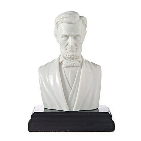 danila-souvenirs American President Abraham Lincoln Marble Bust Statue Sculpture 5'' (12,5 cm)