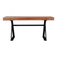 thumbnail image 3 of Reale Desk Walnut Wood Brown, 3 of 4