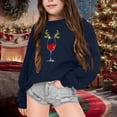 thumbnail image 4 of Mercatoo Baby Girls Cotton Sweater Jackets Fall And Winter Christmas Print Casual Round Neck Long Sleeve Pullover Top, 4 of 4