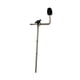 thumbnail image 2 of Soporte de platillo de metal de fácil instalación ajustable con varilla en L para salpicaduras y choques 48 cm, 2 of 9