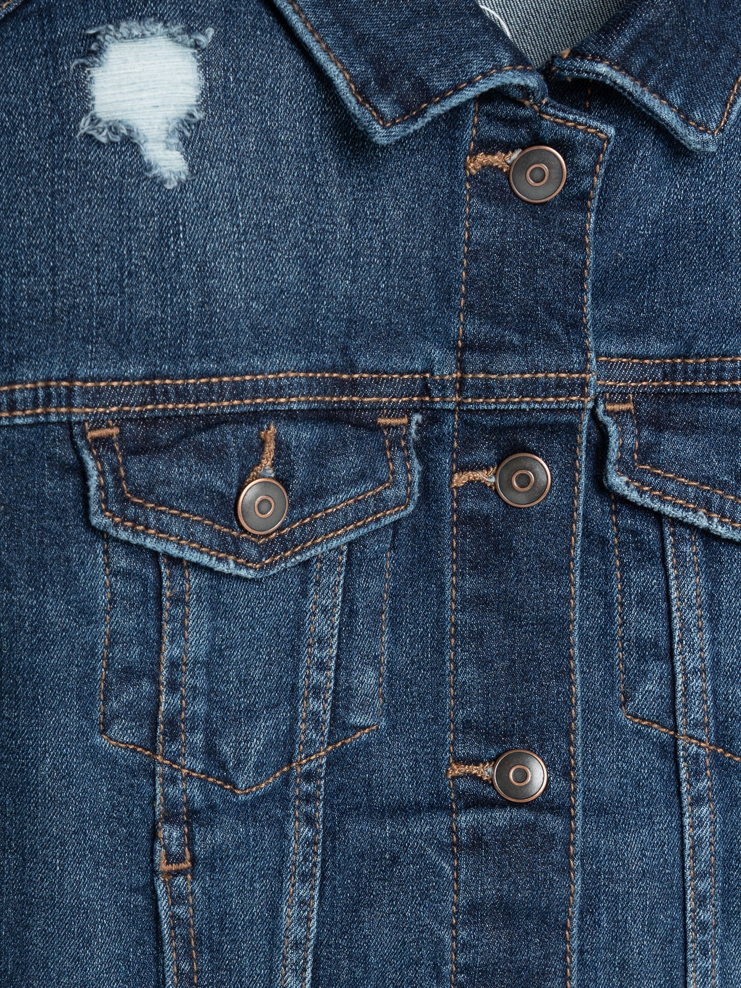Wonder Nation Girls Denim Jacket, Sizes 4-18 & Plus