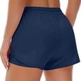 thumbnail image 5 of Women's Running Shorts with Liner 3 Zipper Pockets Elastic Workout Athletic Gym Yoga Shorts, M, 5 of 5