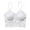 White, variant on WHEANG Tank Tops with Built In Bras Women Floral Lace Padded Camisole Bralette Wire Free Adjustable Spaghetti Strap Tank Top V Neck Built-in Bra Crop Vest Daily Underwear Size M White
