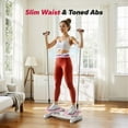 thumbnail image 3 of Waist Twist Machine Slim Waist and Toned Abs Waist Twister Can Stand with Feet Apart Double Non-slip No Noise Use Exercise Equipment Abdominal Roller Workout, 3 of 10
