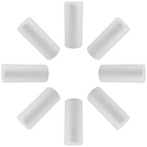 Homoyoyo 10Pcs White Foam Cylinders Cylindrical 3.9X1.6X1.6in for Christmas Decorations and DIY Projects