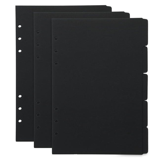 Shisuyan 15 Pcs Séparateurs de Reliure en Papier Séparateurs d'Onglet de Bureau Séparateurs de Reliure A5 Séparateurs d'Onglet de Classification
