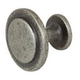 thumbnail image 2 of GlideRite 1-1/4 in. Classic Round Ring Cabinet Knob, Weathered Nickel, 2 of 5