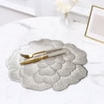 thumbnail image 5 of HEVIRGO PVC Placemat Wear-Resistant Dining Mat Heat Resistant Table Mat Waterproof Peony Shape Coaster for Home Kitchen Dining Room, 5 of 8
