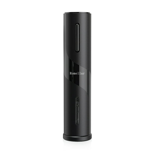 Yeacher Romellar Electric Wine Opener with Foil Cutter Battery Operated Easy Operation Portable Wine Opener