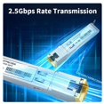 thumbnail image 5 of 2.5G SFP Module 2500M Optical Port Turn to RJ45 Ethernet Port Gigabit 1000M Transceiver Module 100 Meters Transmission, 5 of 5