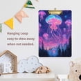 thumbnail image 4 of FORMRS Acrylic Clipboard with Low Profile Clip Standard A4 Letter Size, 12.5" x 9", Neon Jellyfish, 4 of 8